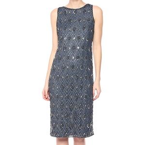 Pisarro Nights midi length sequin dress